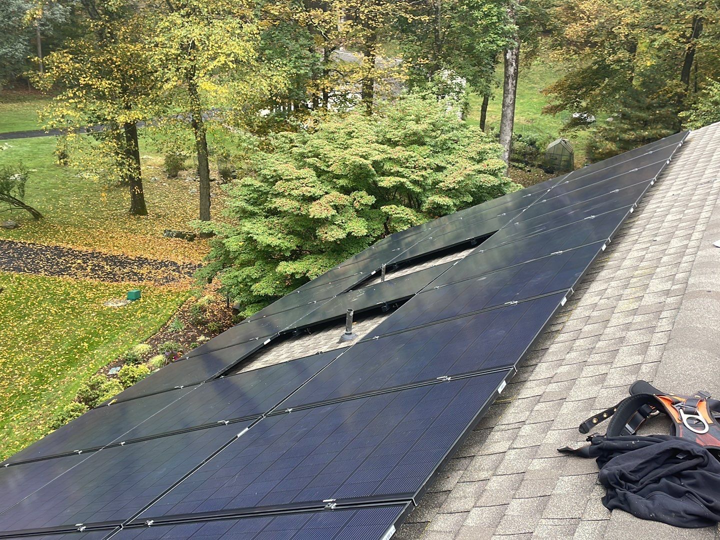 Solar Panel Installation using Solar Panels by Infinity Solar Systems