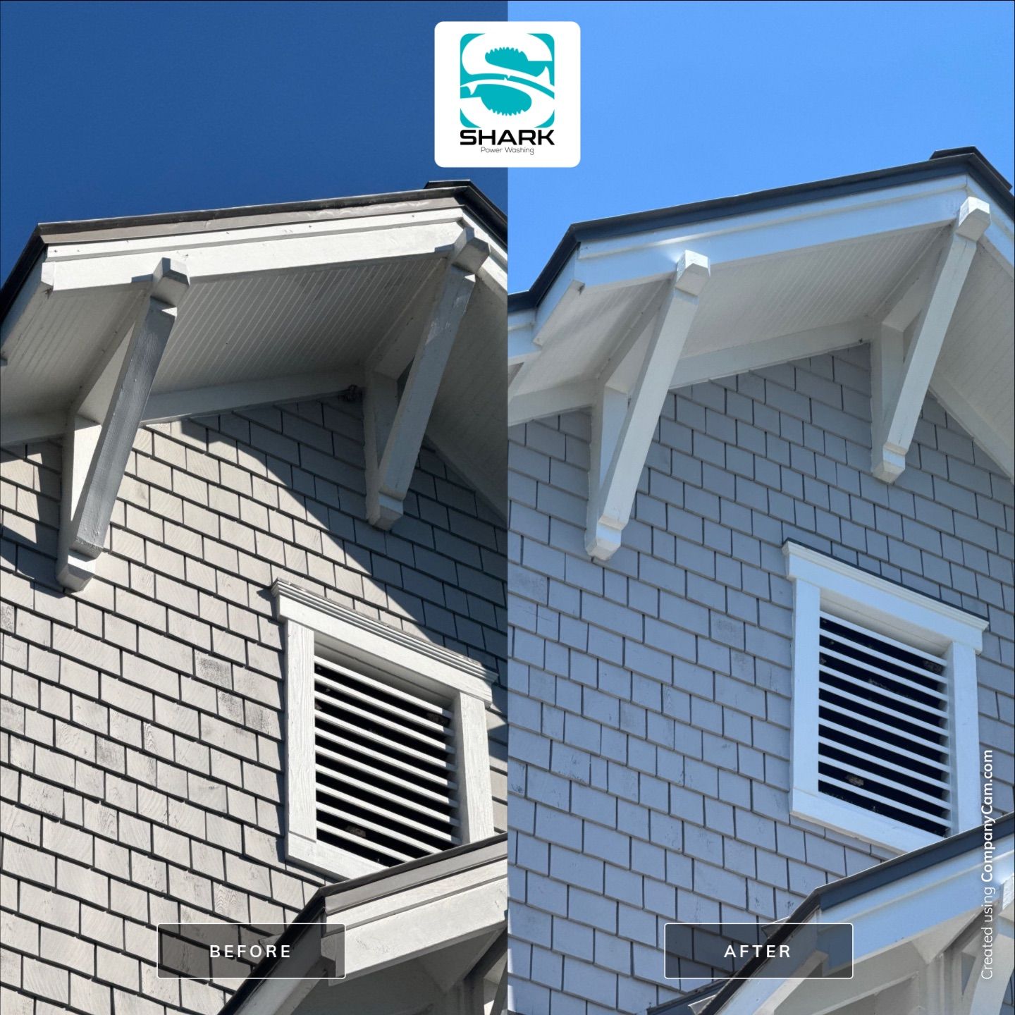 Project in Wilmington by Shark Power Washing