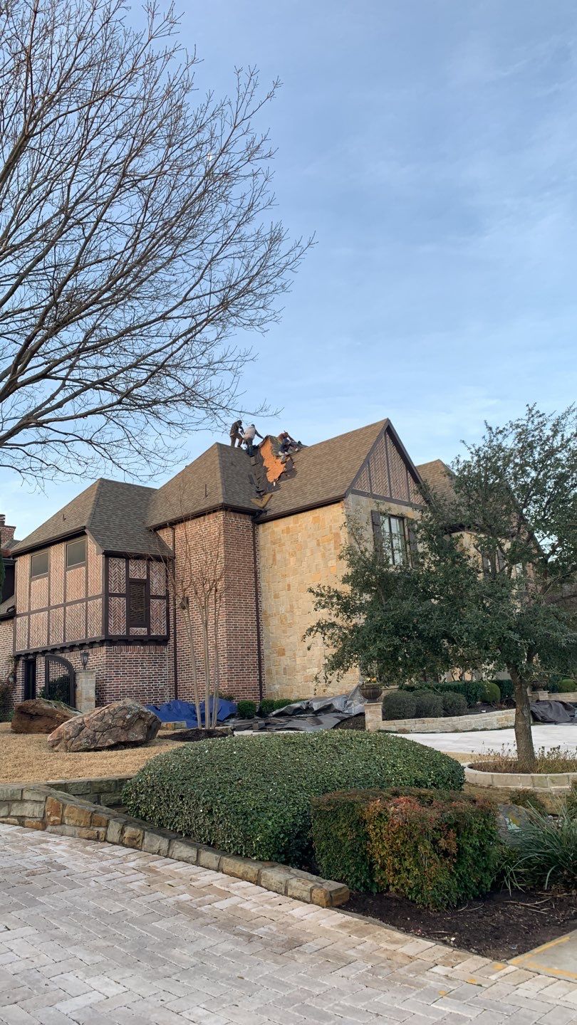 Full Roof Replacement On Beautiful Home in McKinney Texas by Elite Roofing LLC