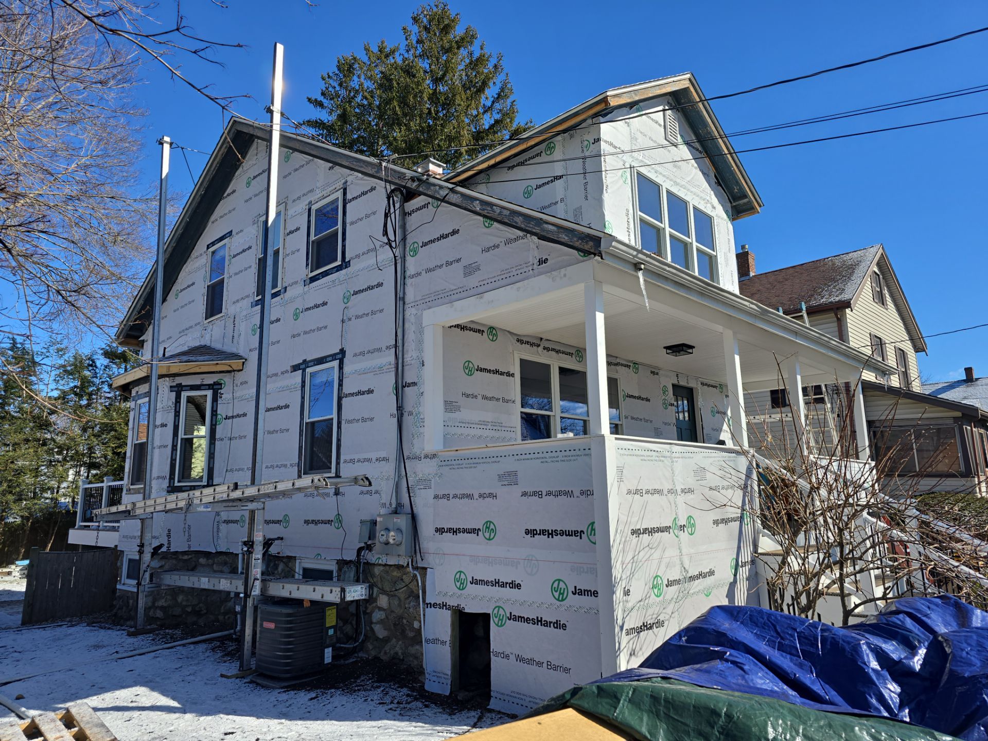 Complete exterior renovation in Norwood, MA by UBrothers Construction