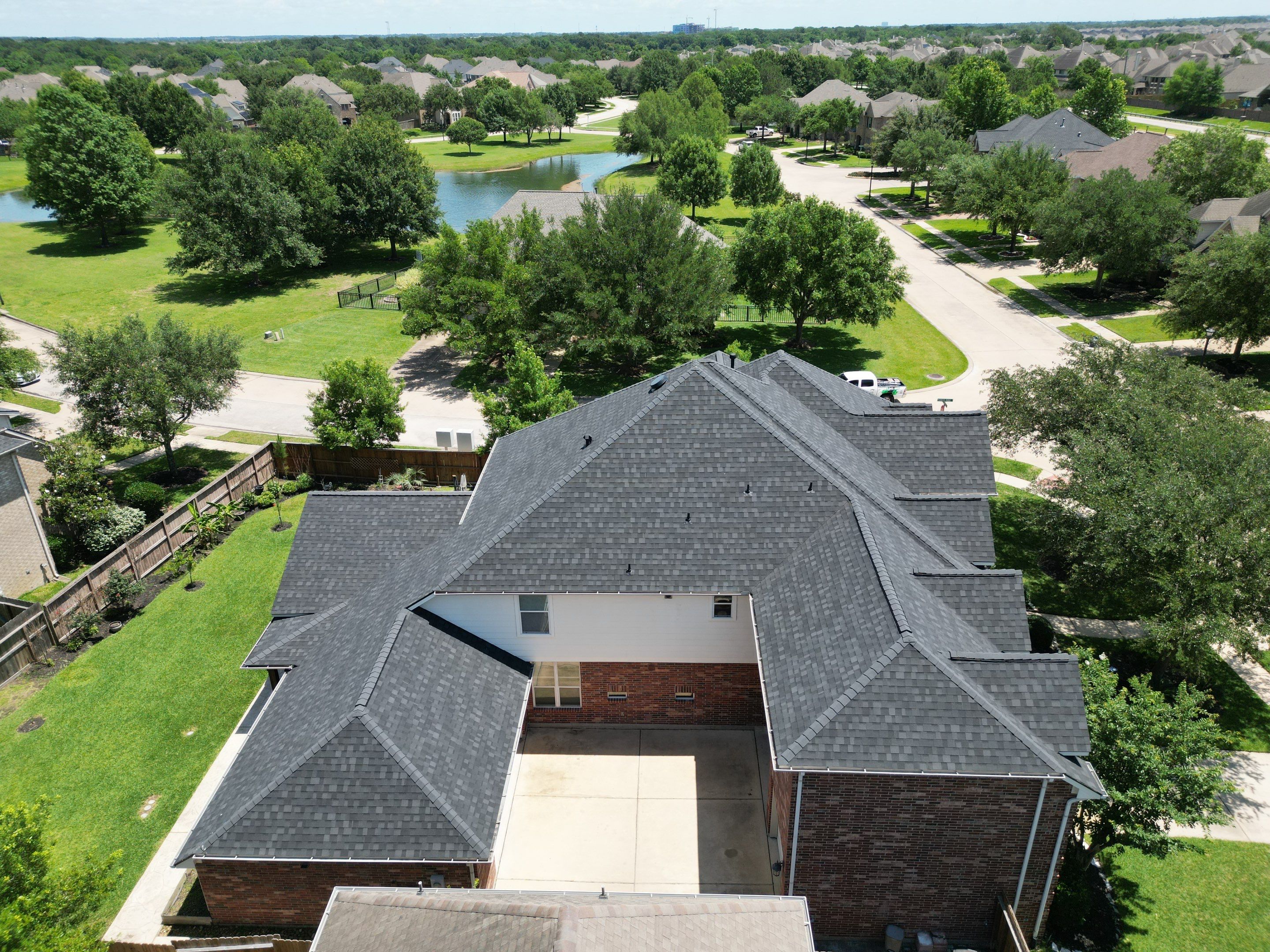 Residential Roofing Installation using IKO Dynasty in Cypress by Core Four Roofing