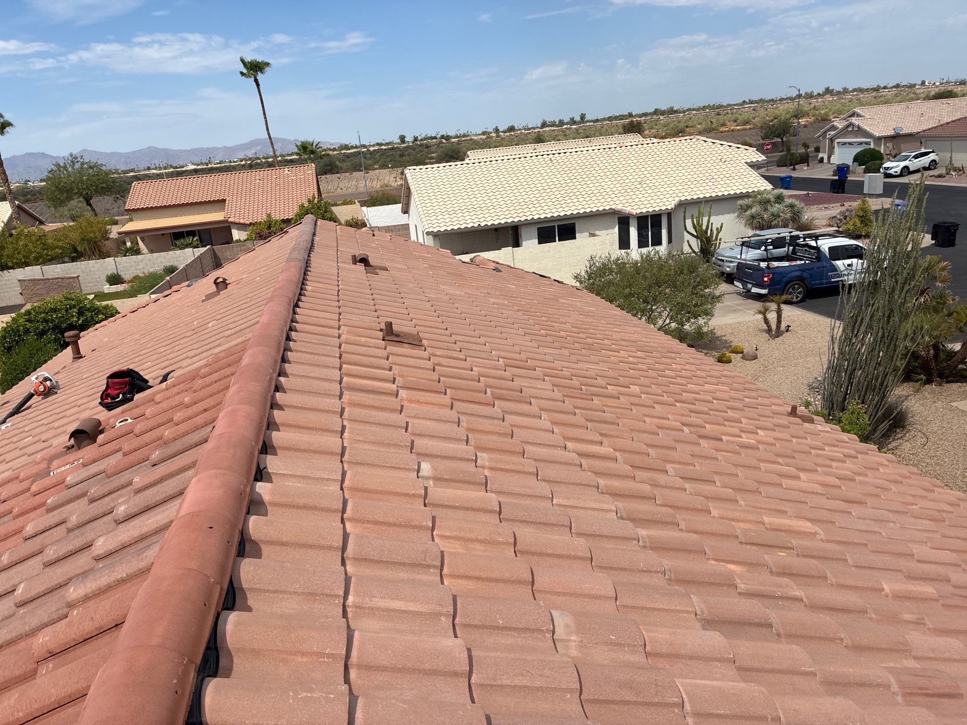 Tile reset in Surprise, Arizona by Weather-Tite Roofing
