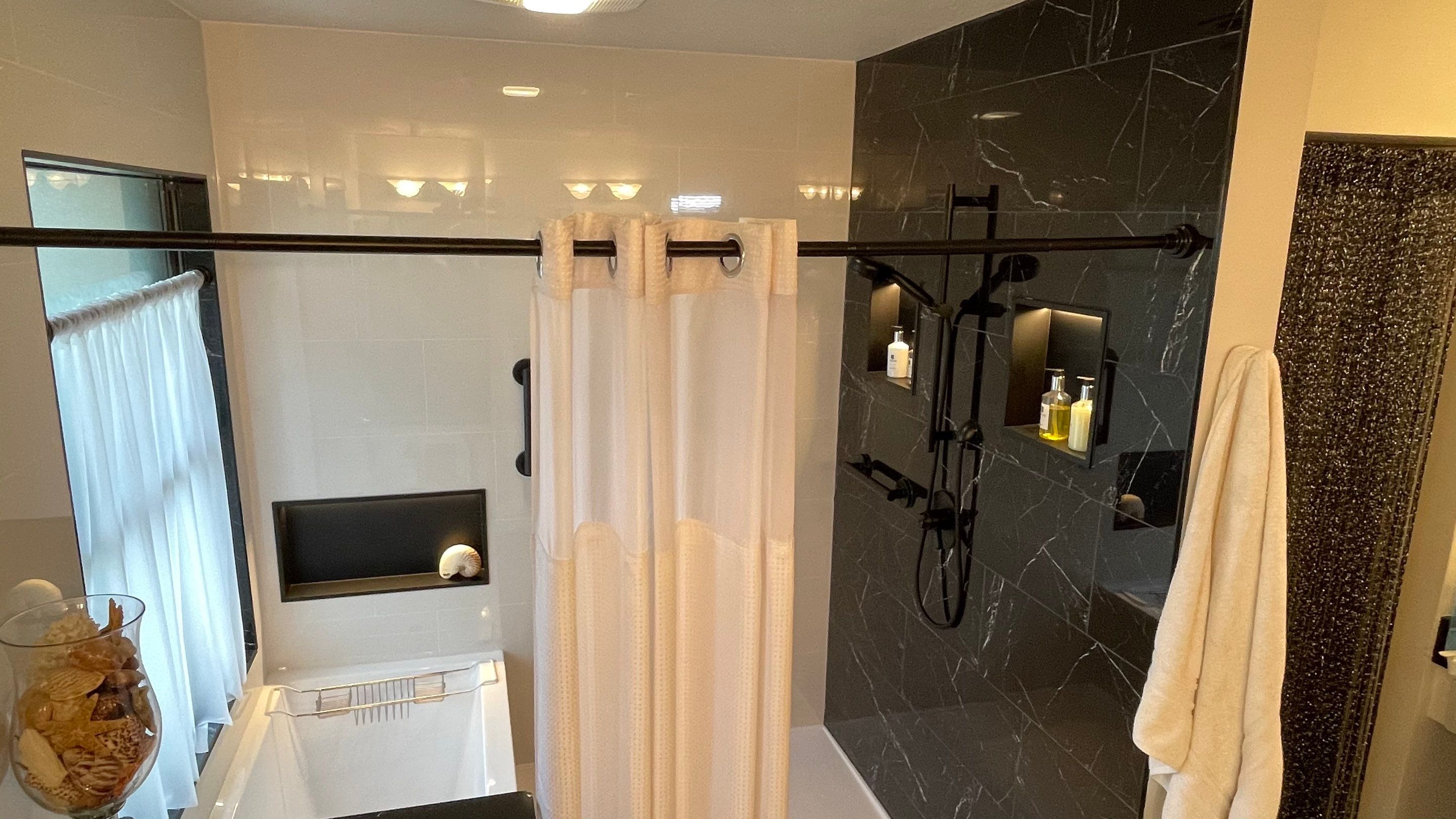 Stunning Boerne Bathroom Remodel Featuring Large Walk-in Shower by Legacy Bath and Kitchen 