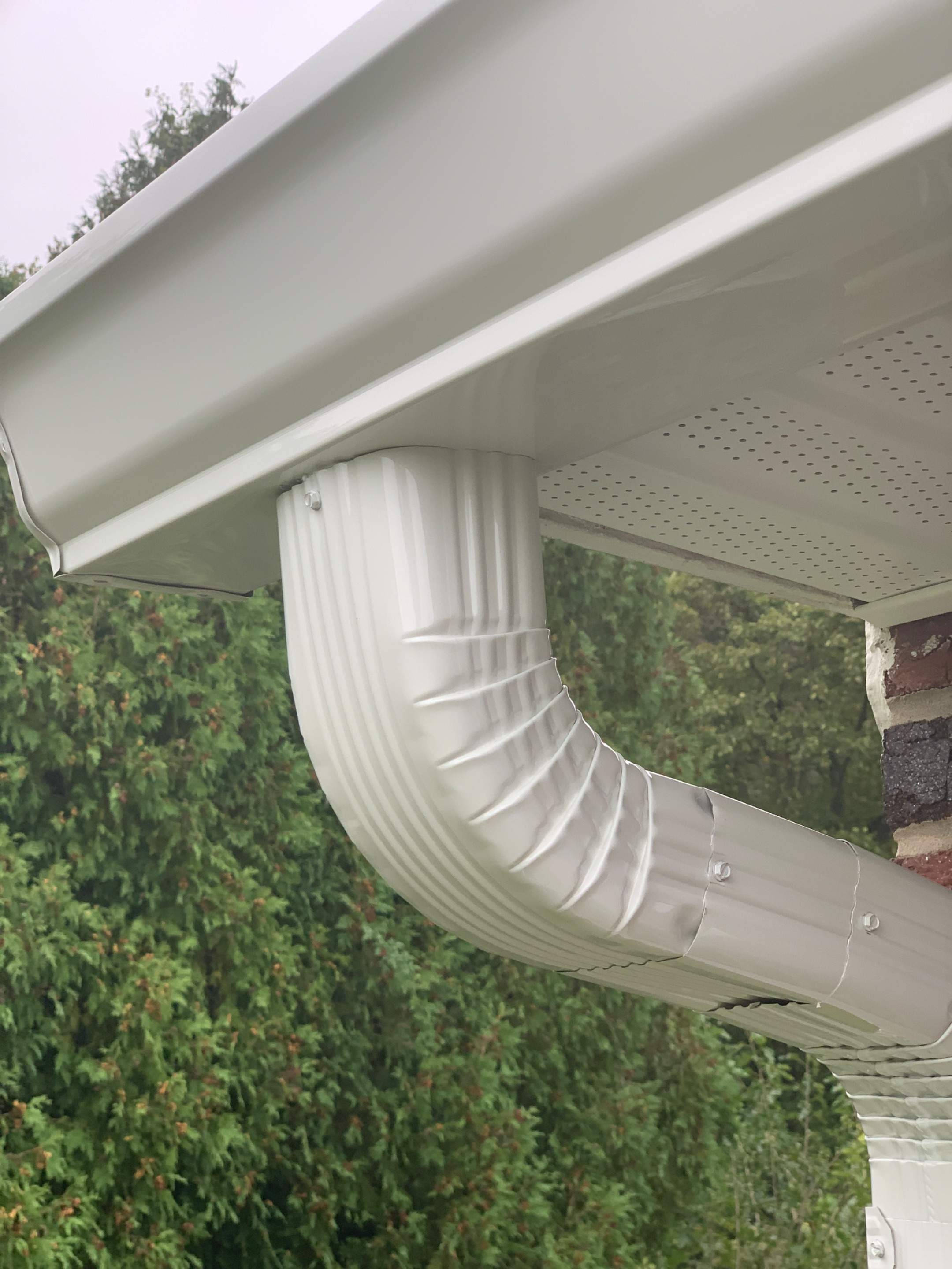Gutter Installation using 6" Seamless Gutters by Matter Construction, LLC