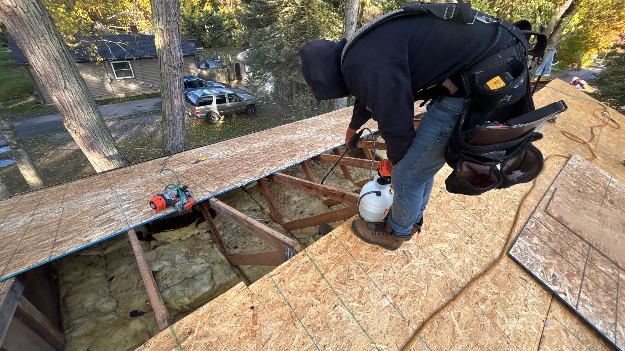 Roof Replacement using Owens Corning Teak by 180 Contractors