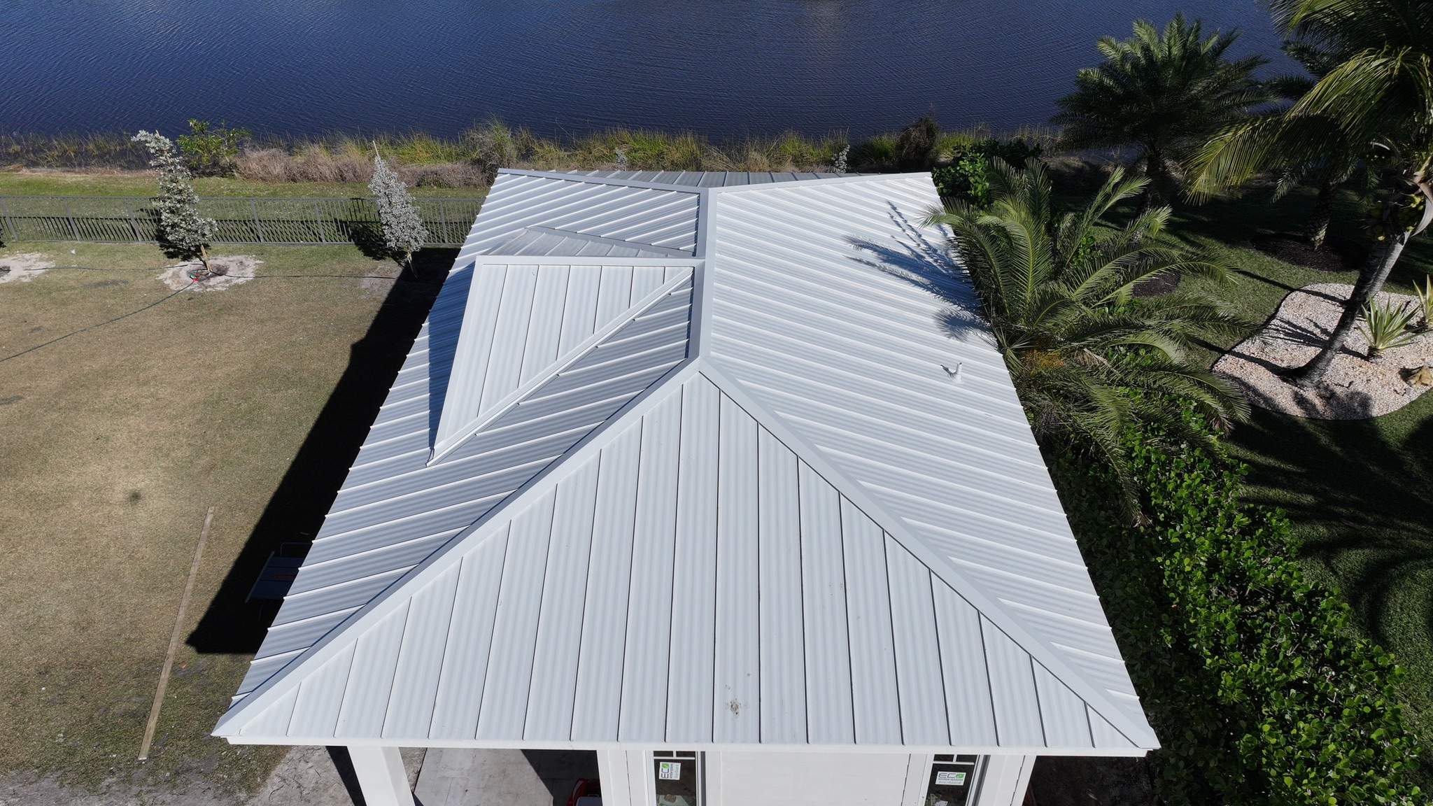 24ga 1" Nail-Strip Solar White by Total Roofing System The Metal Roof Experts
