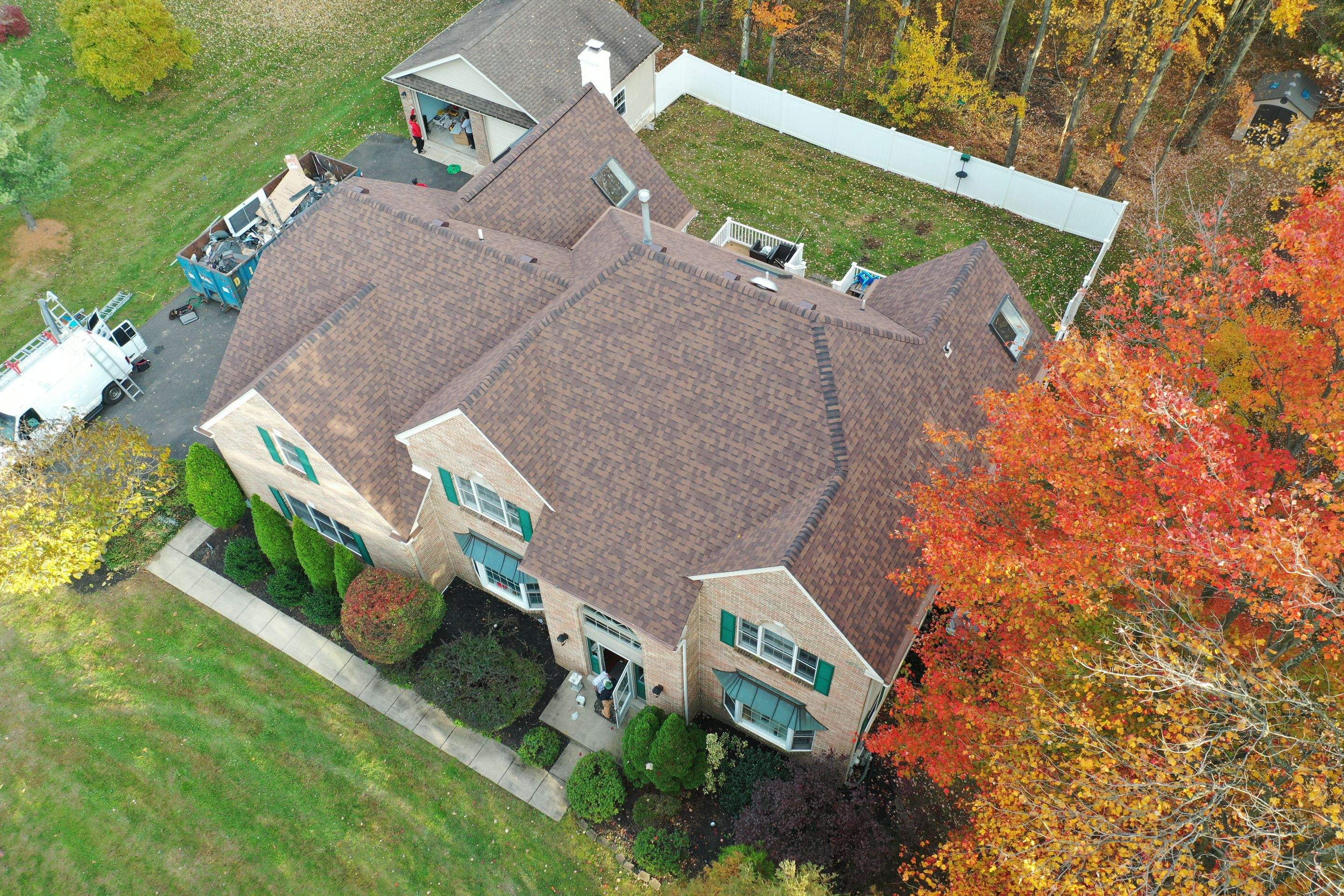 Roofing Installation using CertainTeed Landmark - Burnt Sienna by Storm Guard of Ches-Mont PA