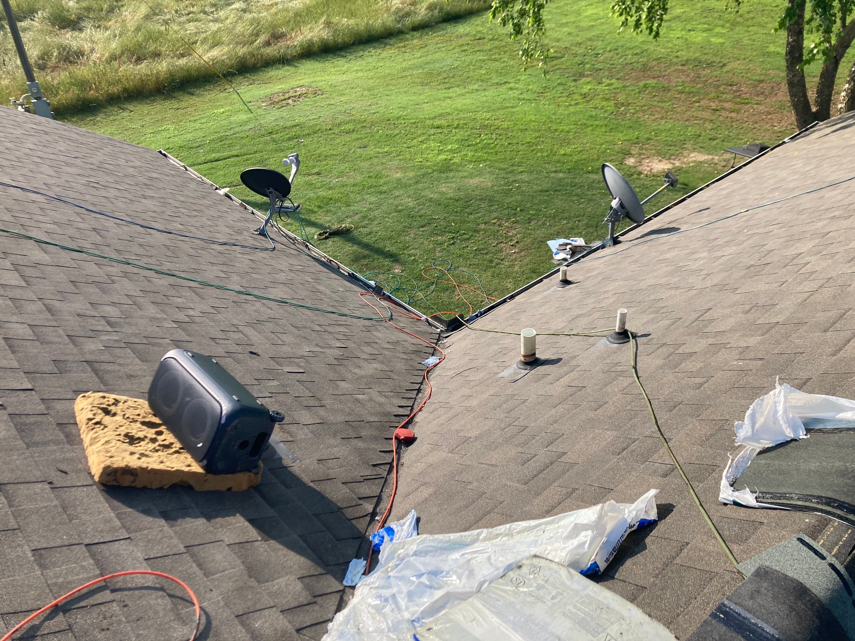 Residential Shingle Reroof using Malarkey Vista by Hostetler Roofing