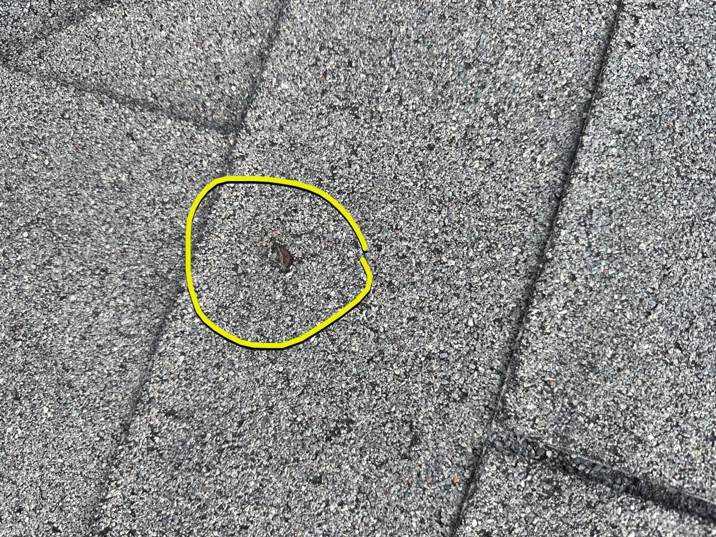 Hail Damage using Owen's Corning Duration (Lifetime) Shingles by Roof Repair Company