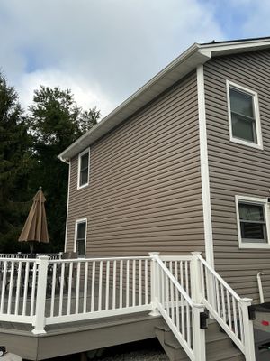 Window Cleaning in Andover, NJ — Gallo Bros job photo
