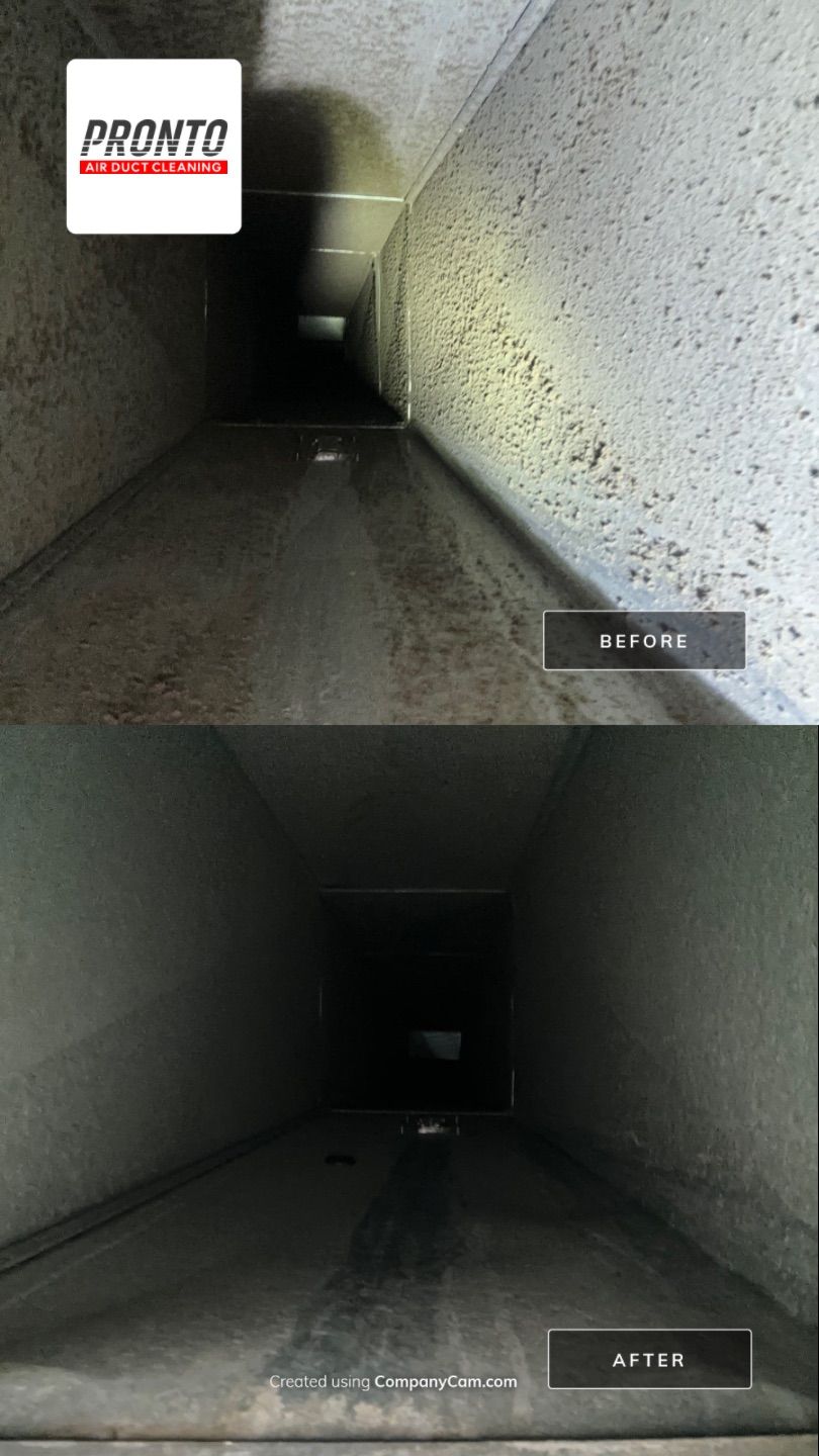 Air duct cleaning using Hypervac by Pronto Air Duct Cleaning