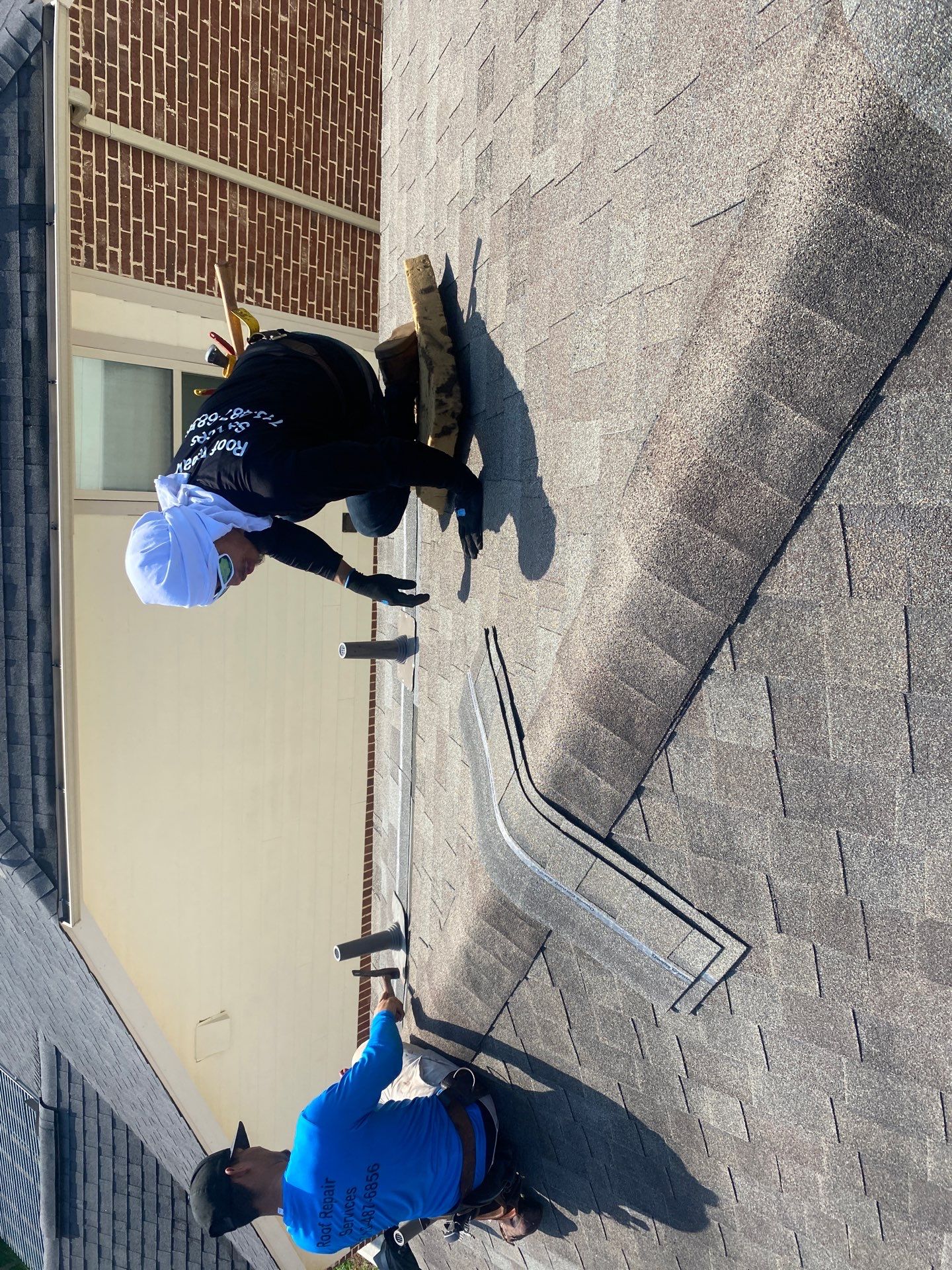 Hail Damage using Owen's Corning Duration (Lifetime) Shingles by Roof Repair Services LLC