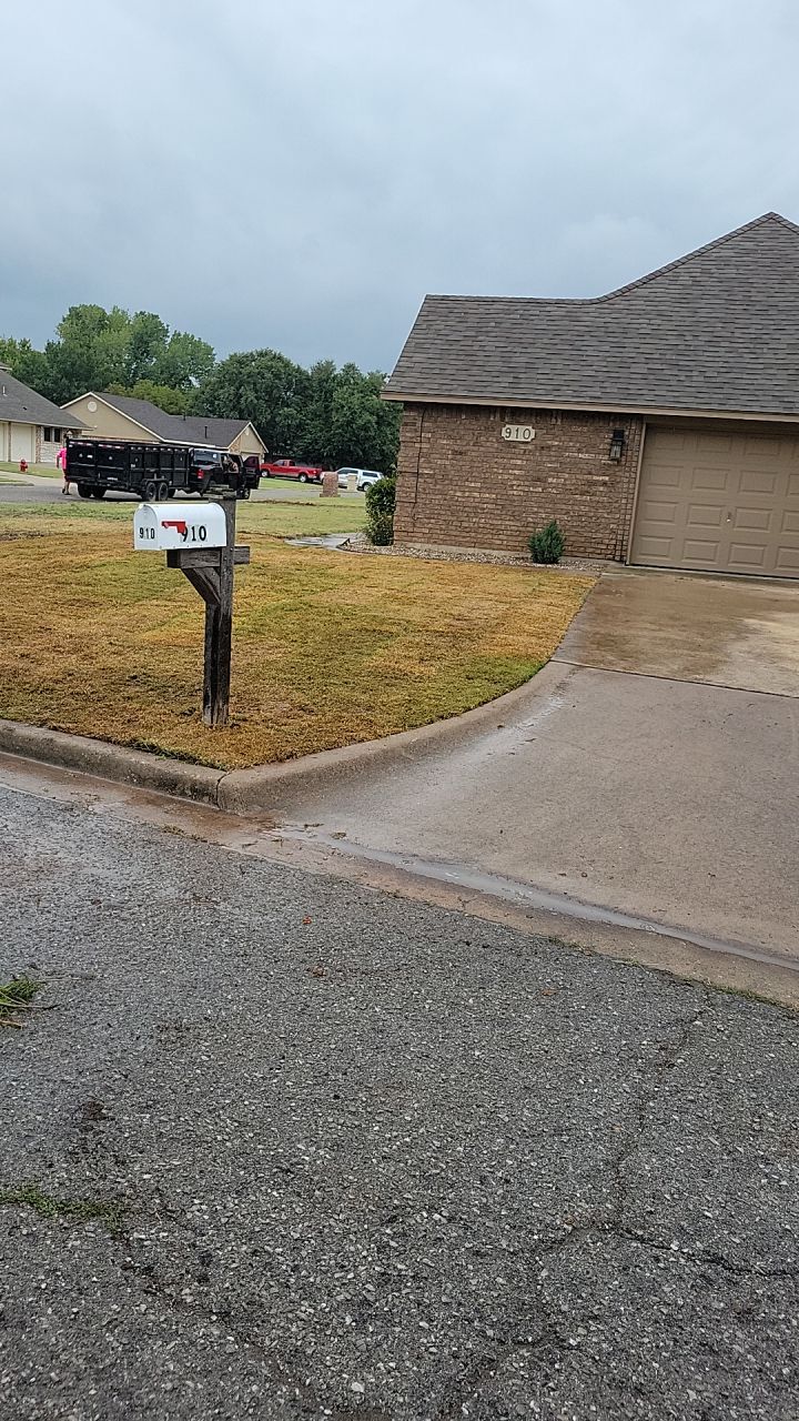 Tree removal , Concrete, Pergola, and sod install  by Clays Services Inc