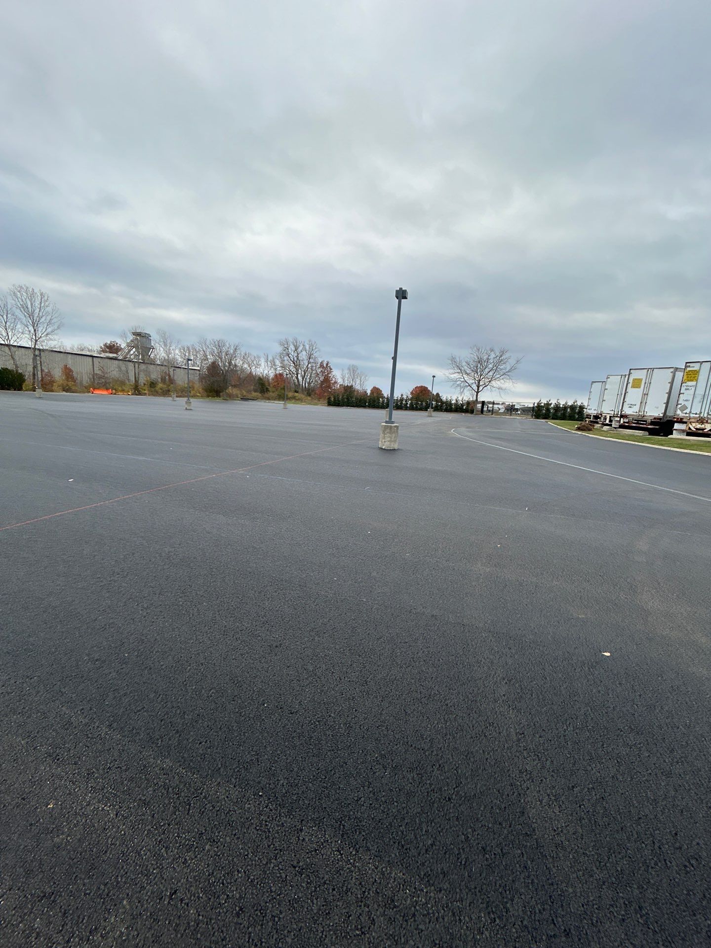 Employee Parking Lot by Concrete One Construction