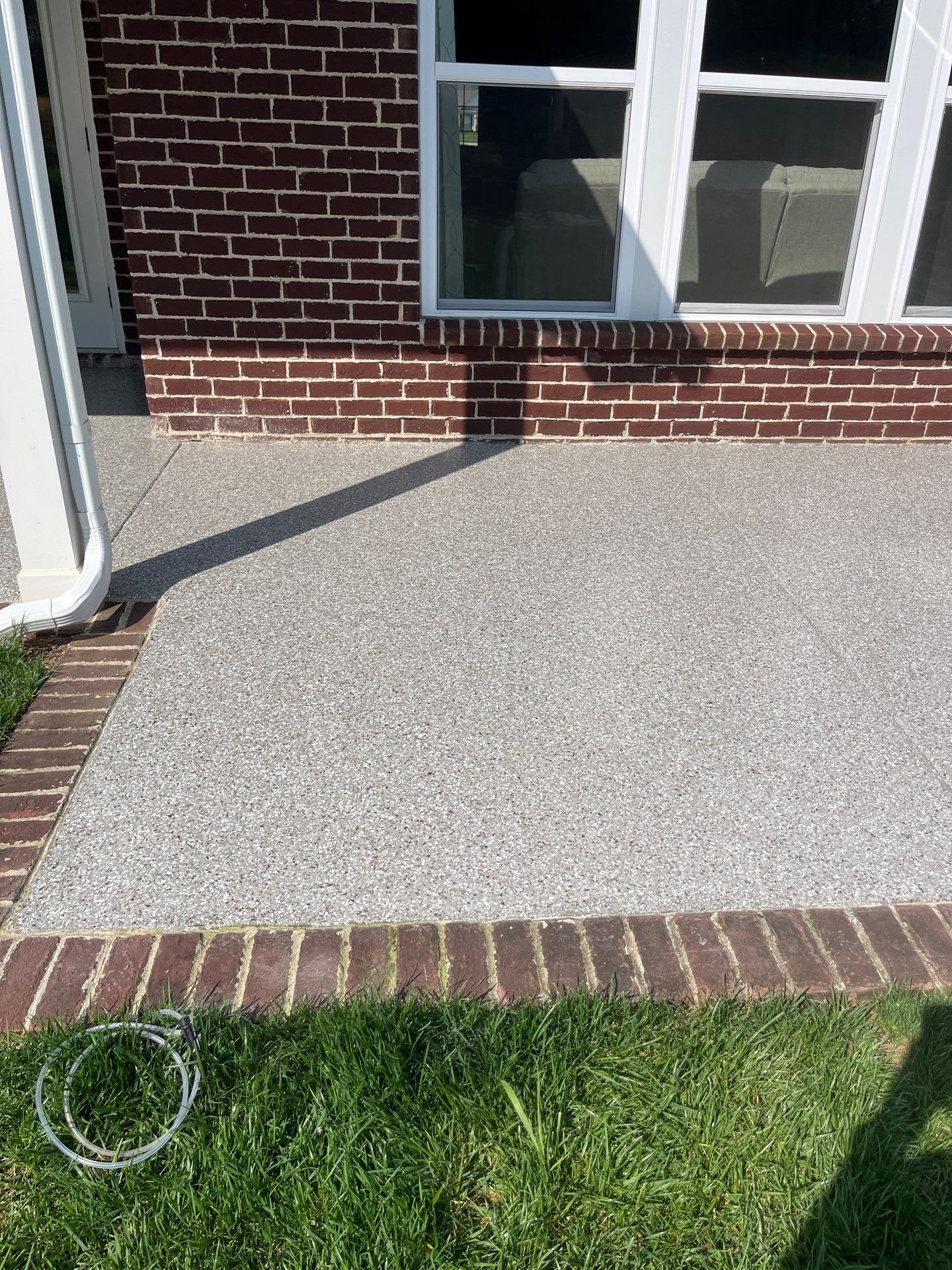 Patio Floor Coating using Creekbed by My Garage Floor Guys