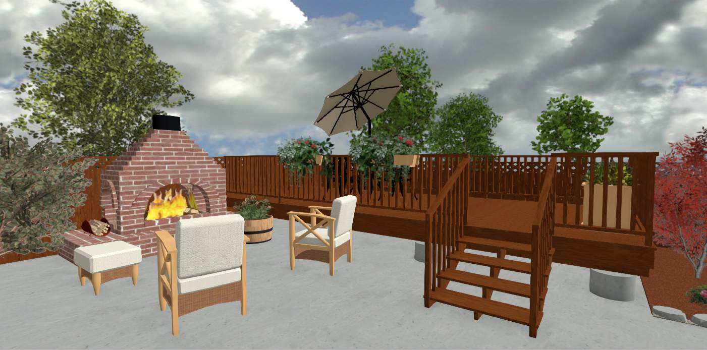 Deck Installation using Trex by Rio Grande Building & Storage