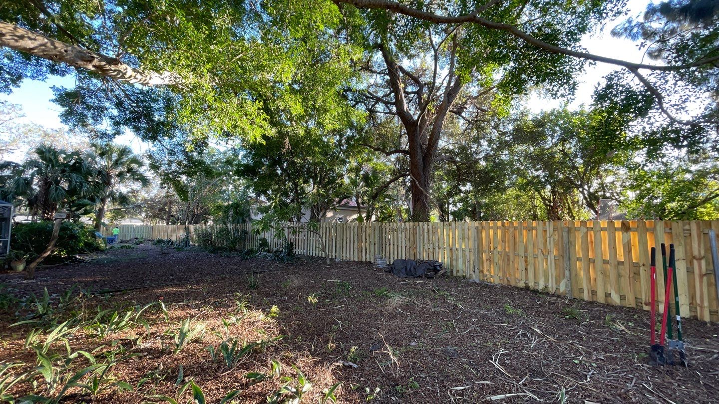 Wood Fence Installation using Shadowbox Wood Fence by Asap fence and gates, LLC