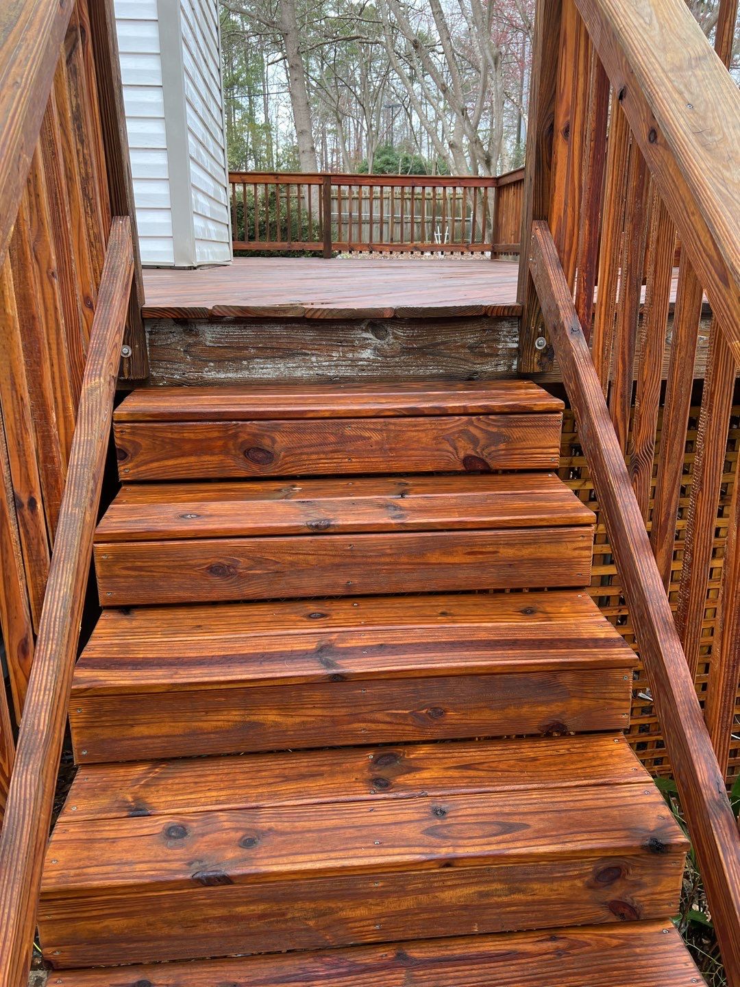 Coated Deck using Wood Sealant by DuraSeal