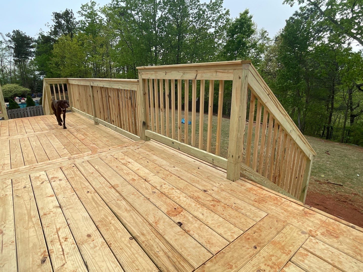 Scout Ridge - Deck Installation  by Pillar and Pine