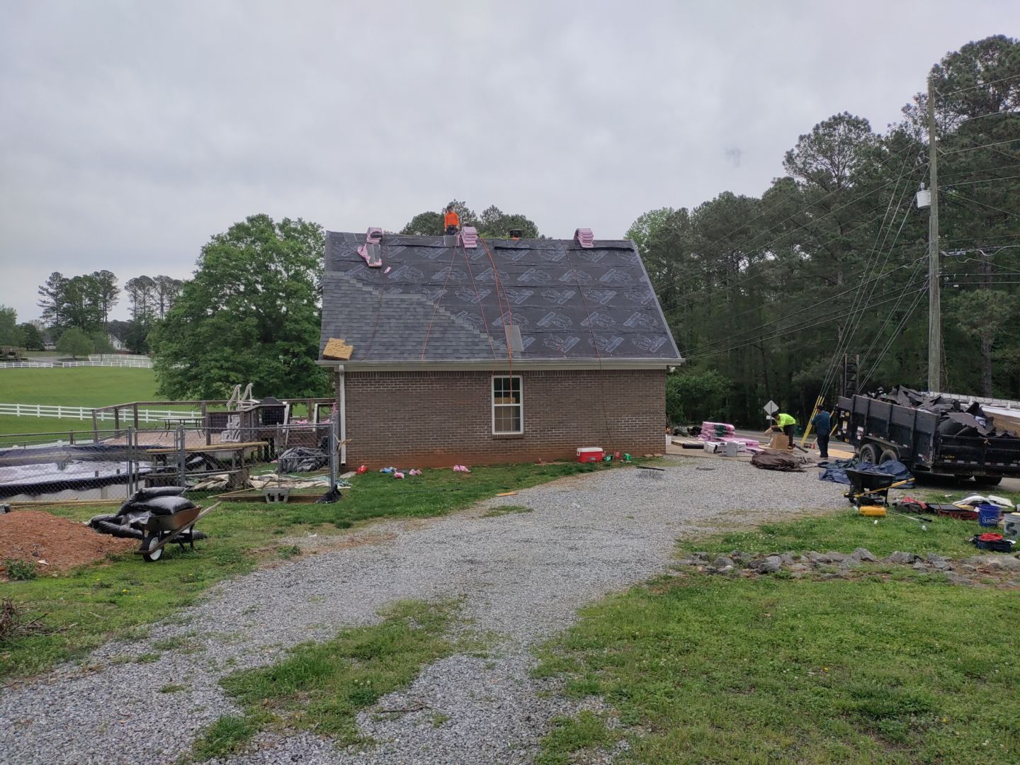 Residential Roofing Installation using Owens Corning by Inspector Roofing and Restoration