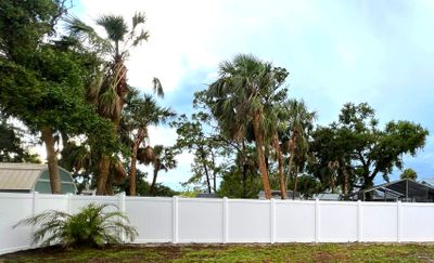 Vinyl Fence Installation using Vinyl Privacy Fence 