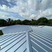 24ga 1.5" Mechanical Seam Mill Finish by Total Roofing System The Metal Roof Experts