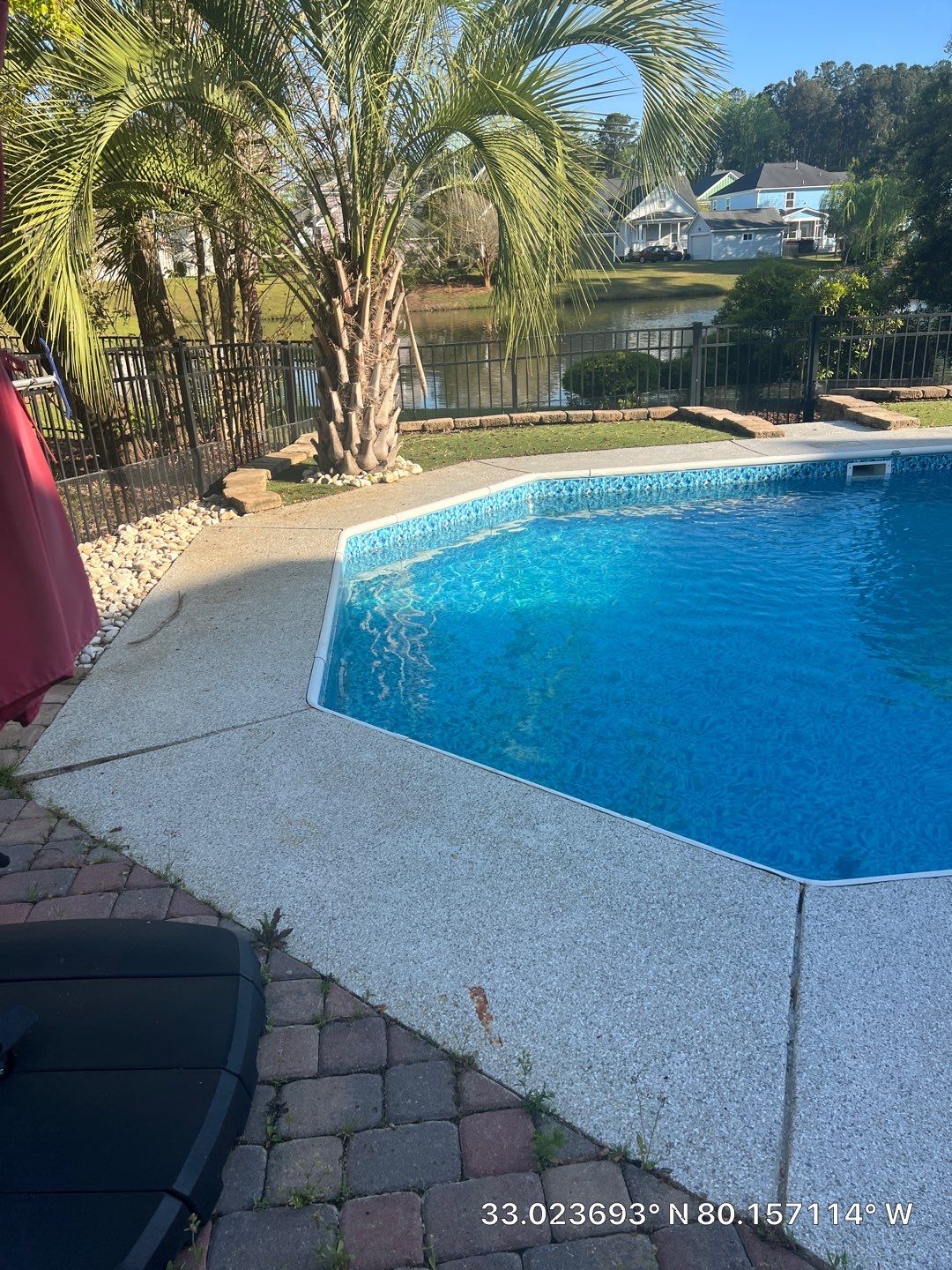 Pool Deck using AcryFin by DuraSeal