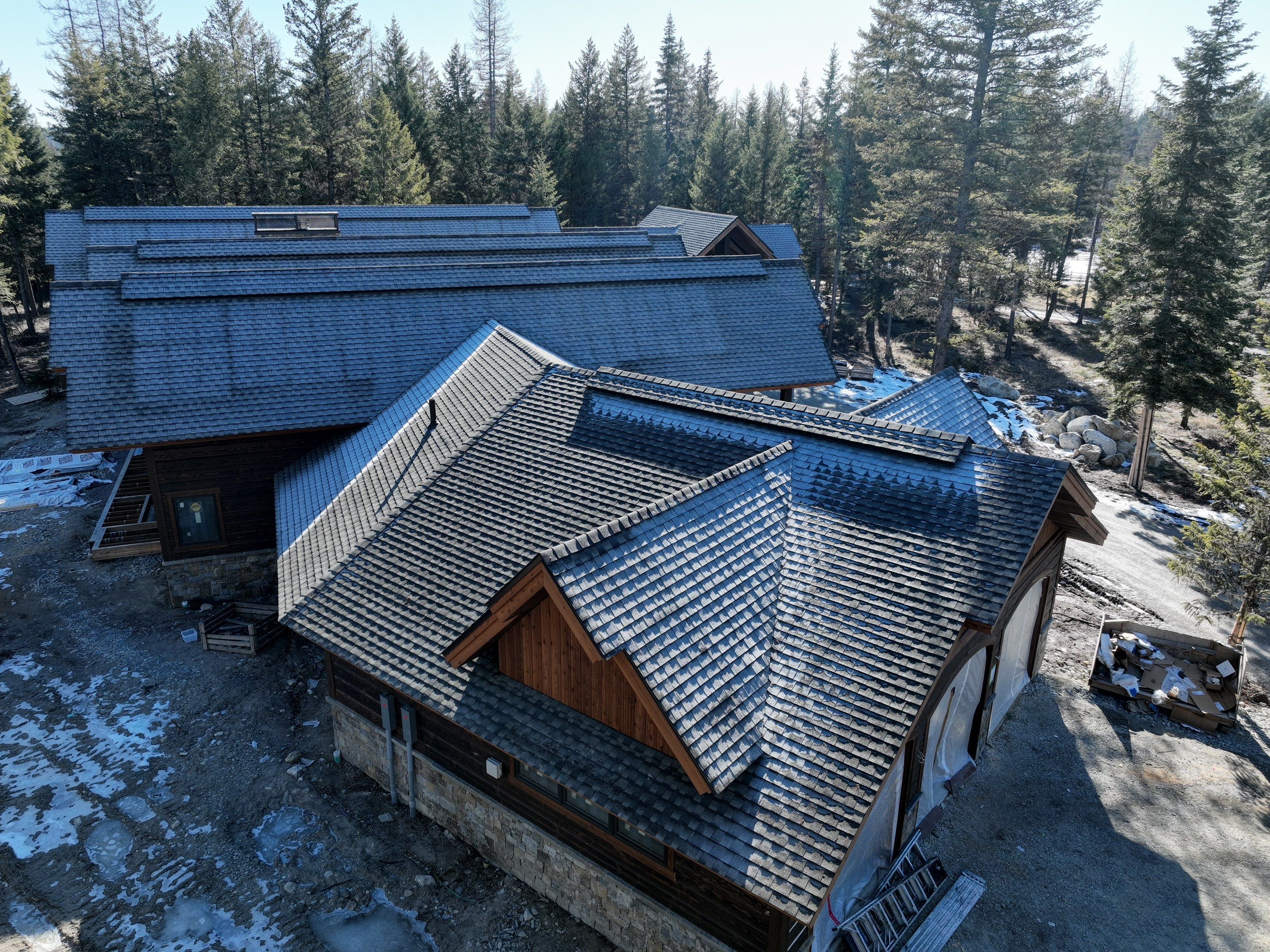 UHDZ Whitefish Hills - Weathered Wood by Montana Roofing Solutions