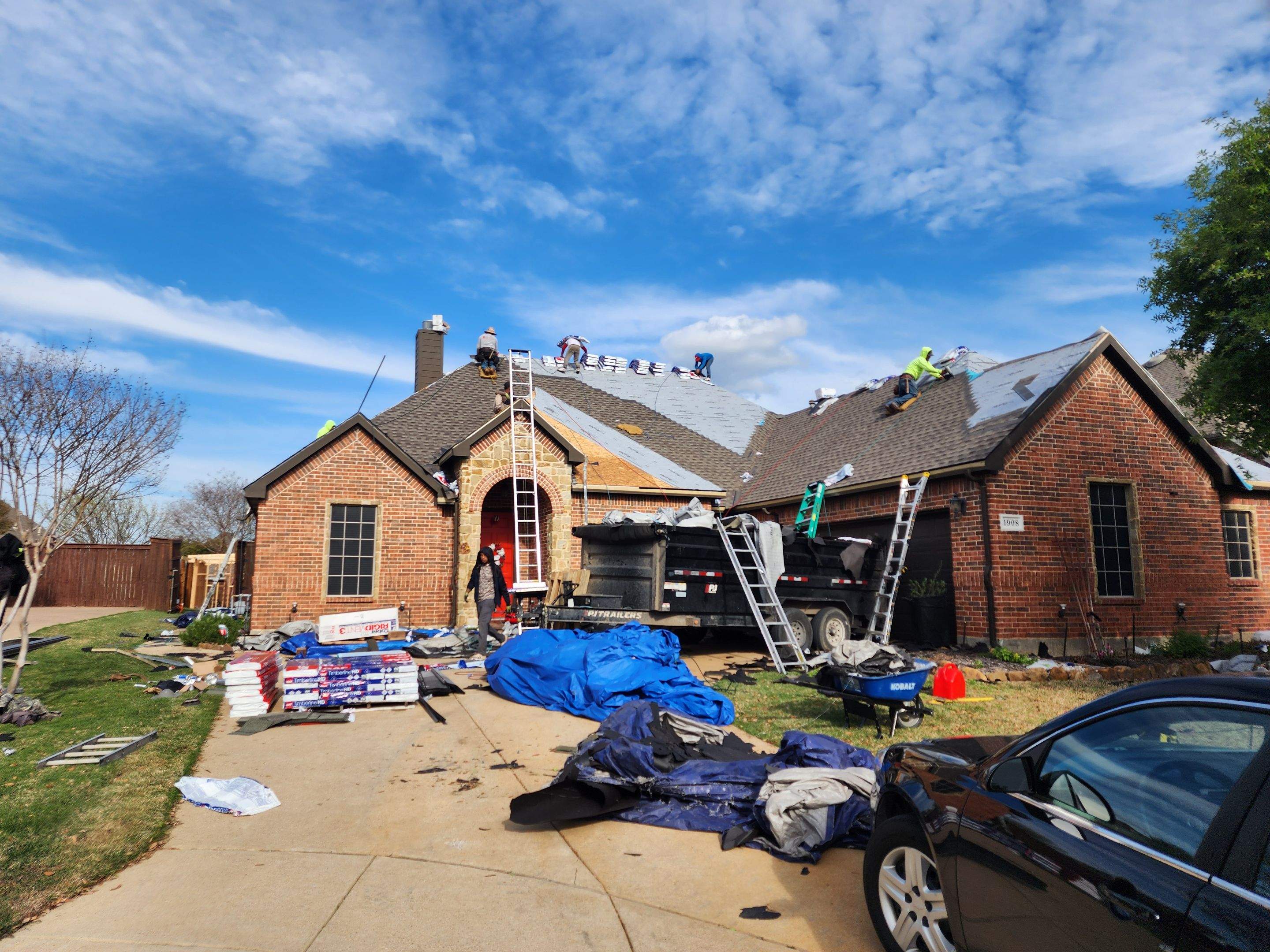 Project in Mansfield  by Zeus Exteriors