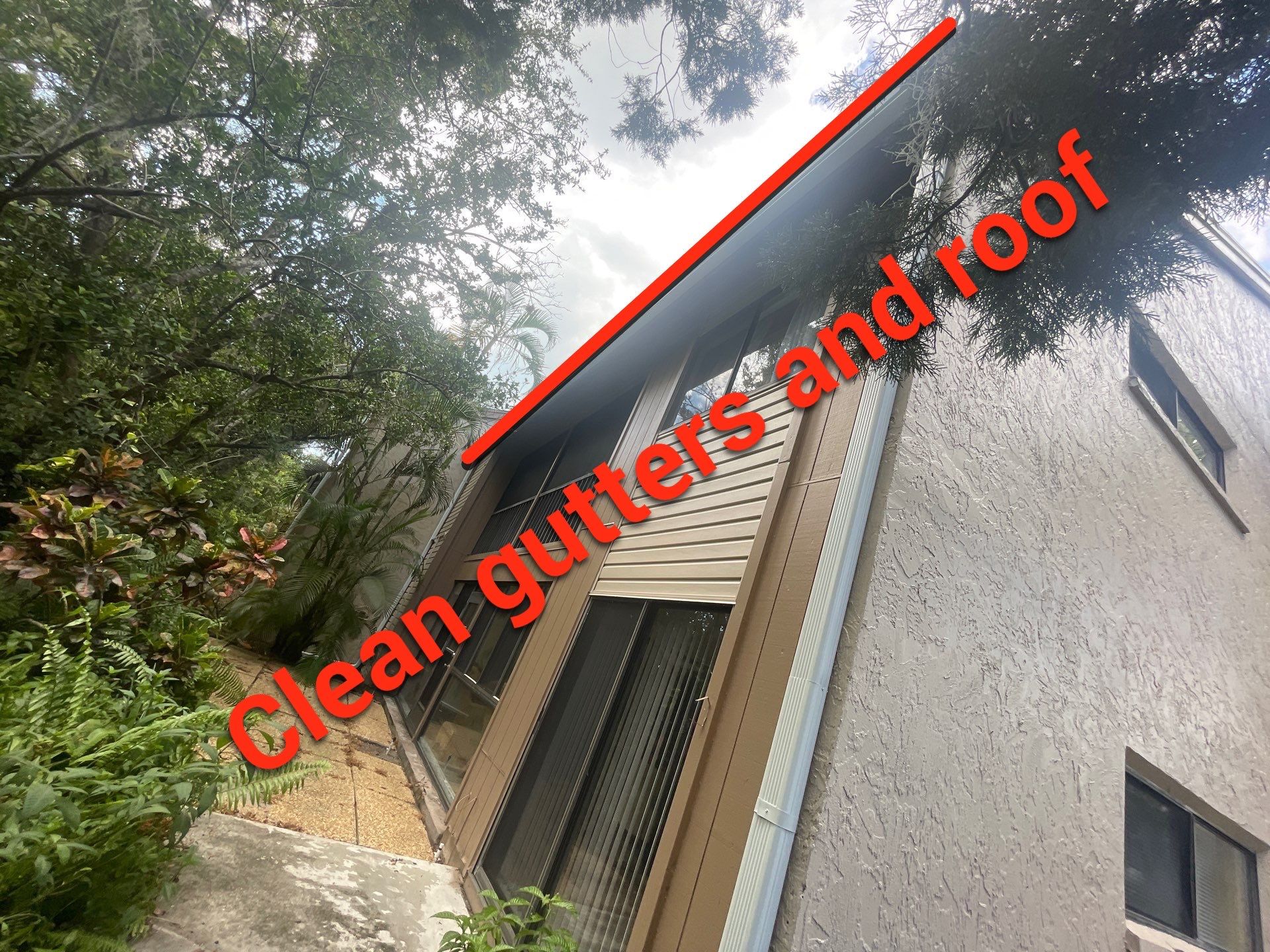 Clean Gutters and Roof in Sarasota FL by Gutter Professors