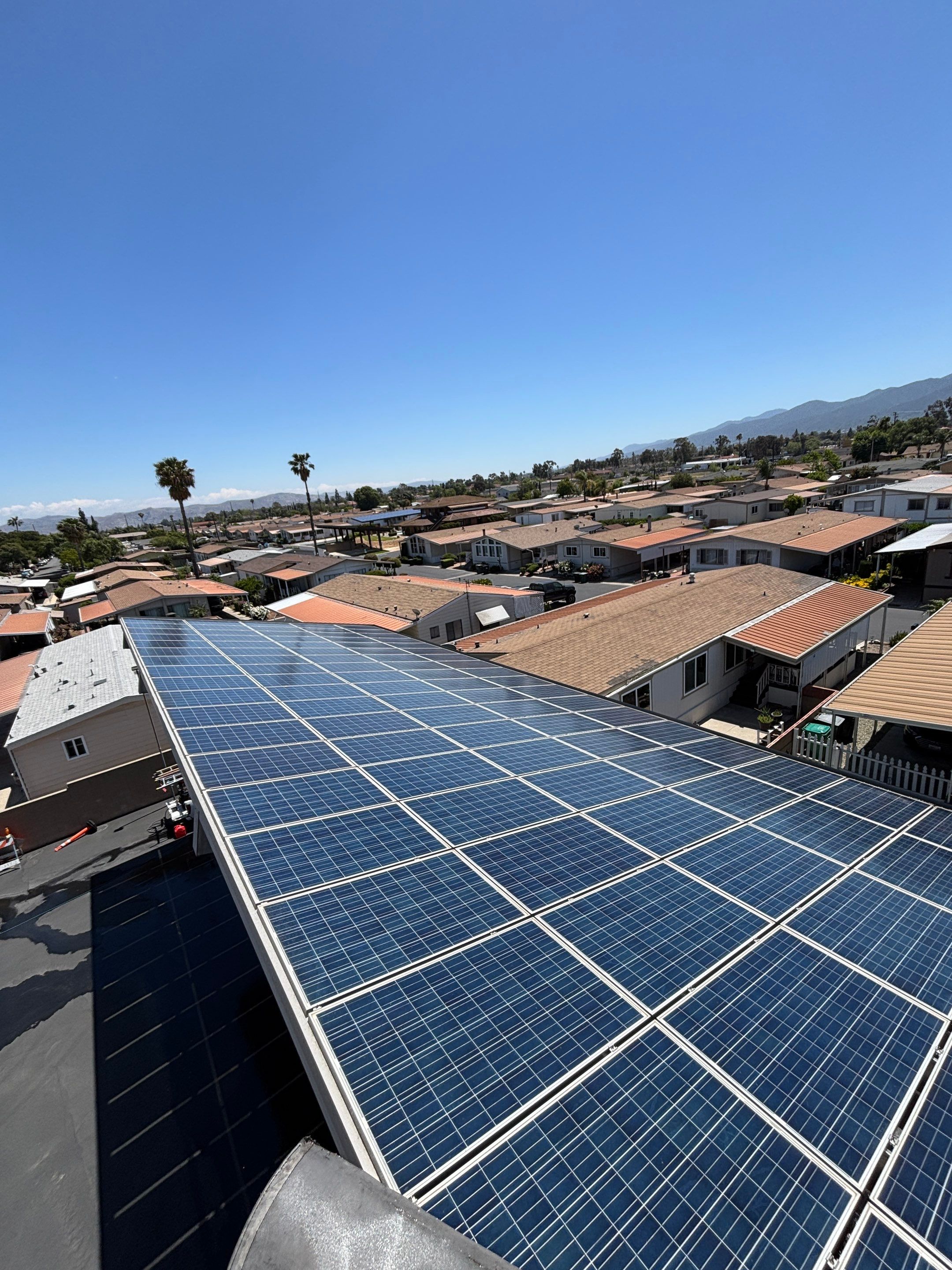 Commercial Solar Panel Cleaning by Palm Coast Solar Cleaning