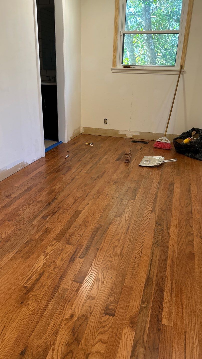 New hardwood flooring for bedroom  by Footprints Floors of Nashville