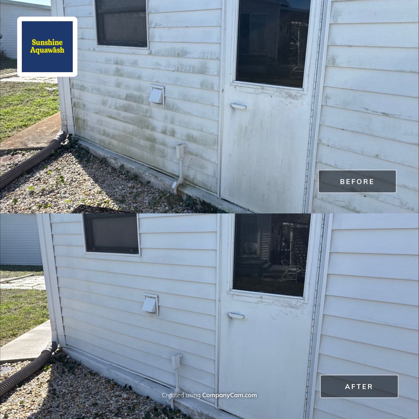 Trailer Estates Mobile Home Cleaning + Driveway & Patio Wash | Bayshore Gardens, FL by Sunshine AquaWash