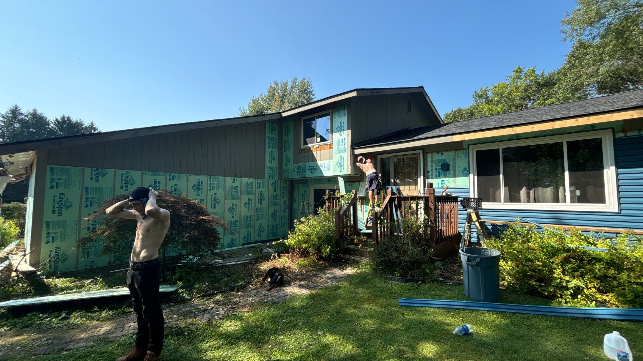Siding Replacement using Alside D4 1/2" Dutchlap by 180 Contractors