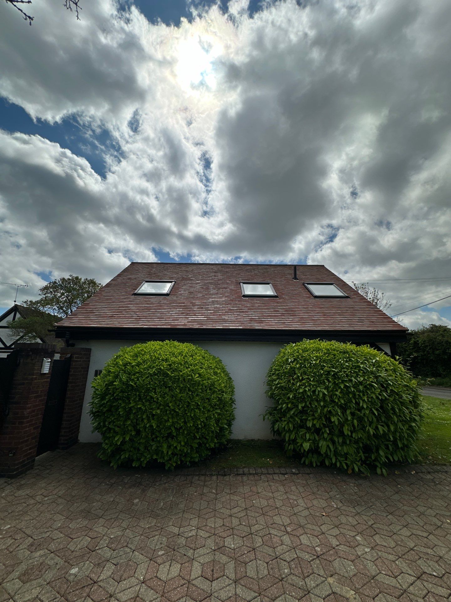 Roof Clean  - Moss Removal - Gutter Clean using Honda 15lpm Low Pressure Washing Machine by Ges Exterior Cleaning ltd