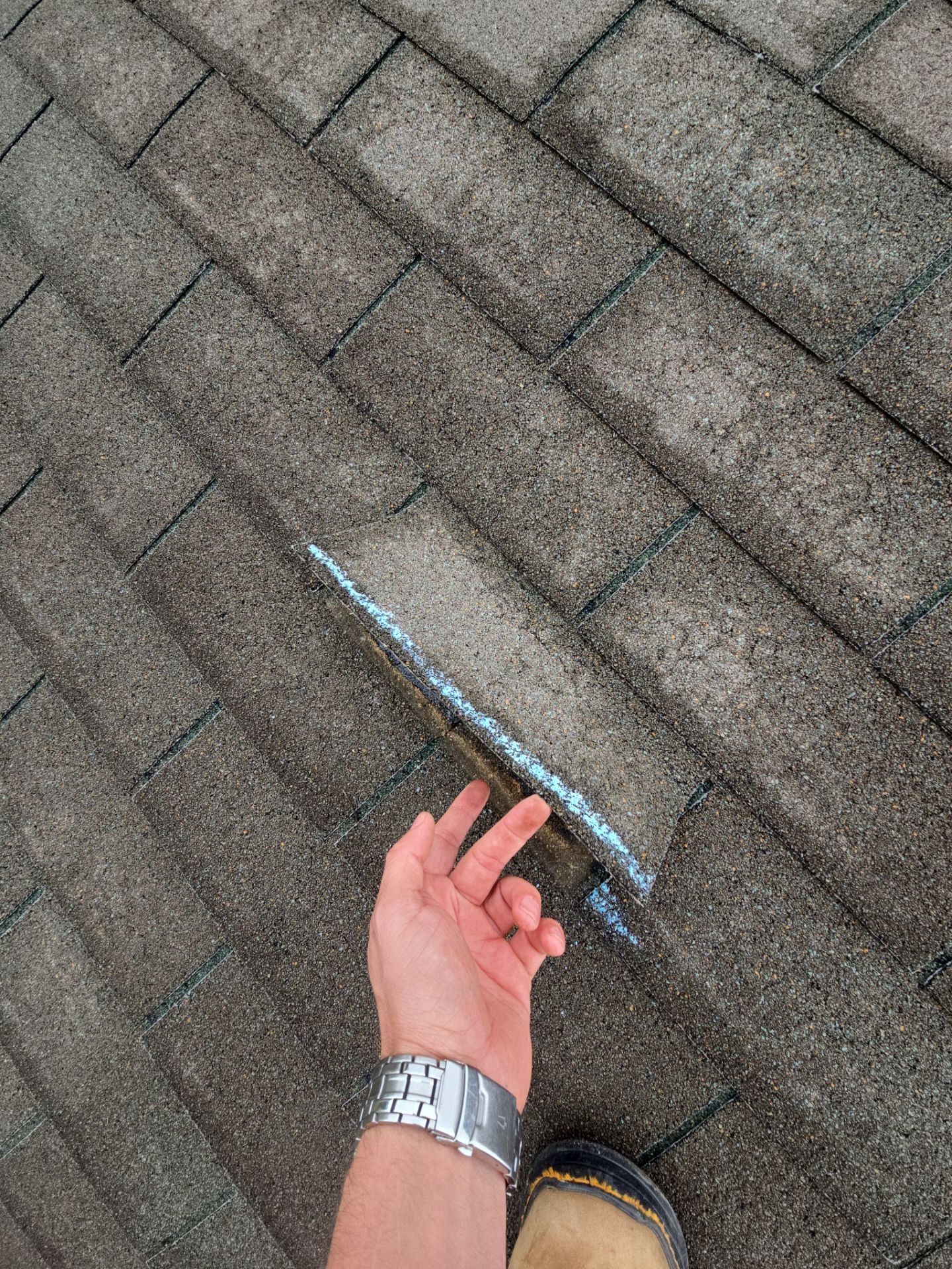 Roof replacement by wind damage by Just Brilliant Restoration JBR