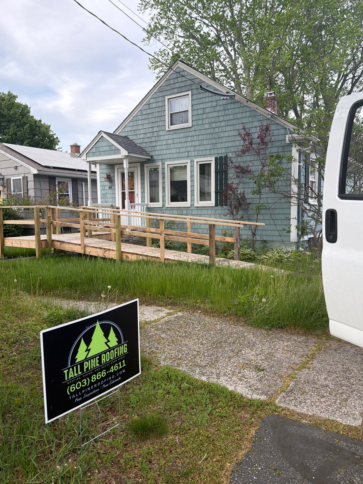 Residential Asphalt Roofing Installation in South Portland, Maine by Tall pine roofing