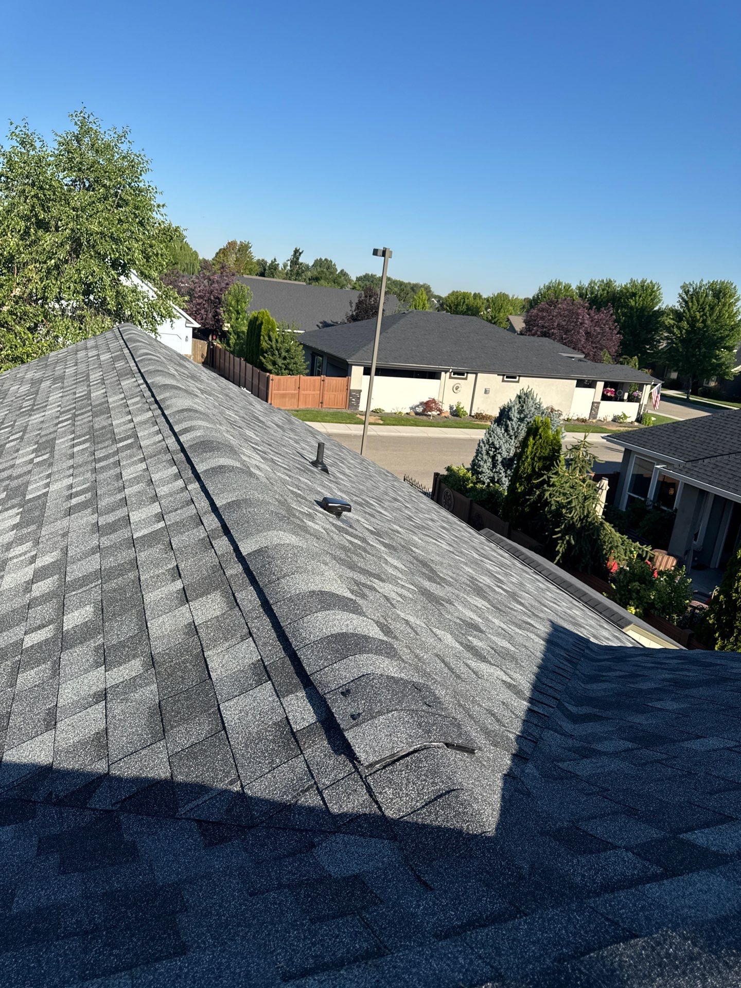 Full Residential Roof Replacement With Architectural Shingles In Meridian by Olive Roofing