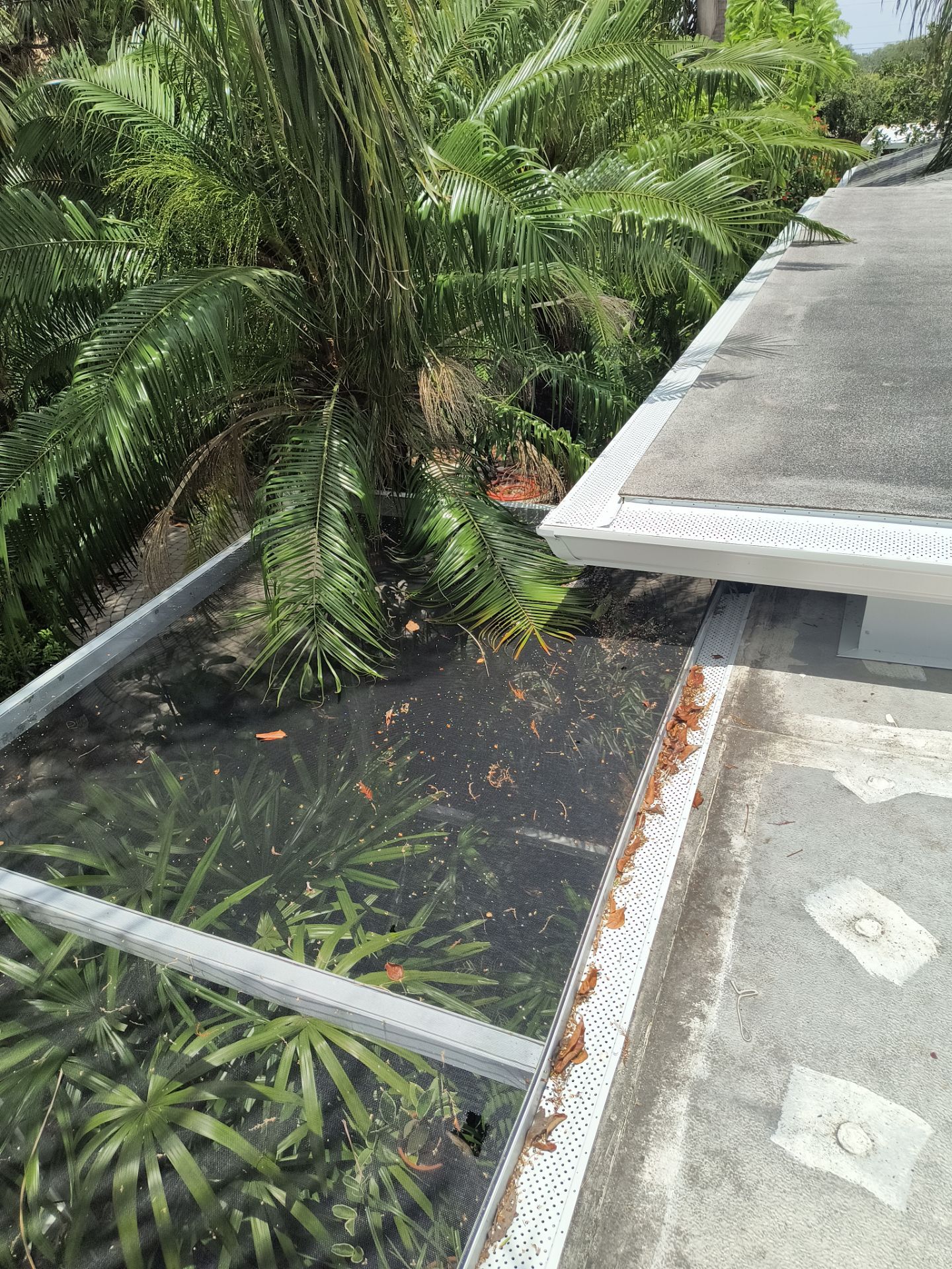 White 6-Inch Seamless Gutters in Sarasota FL by Gutter Professors