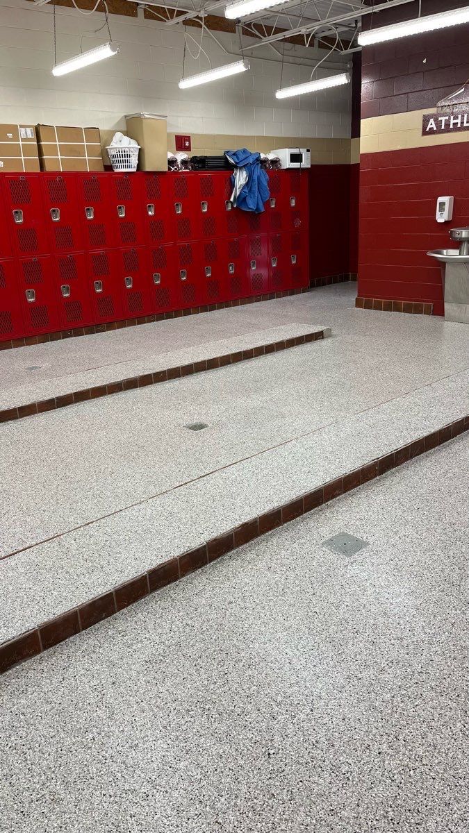 Commercial Floor Coating using Coyote by My Garage Floor Guys