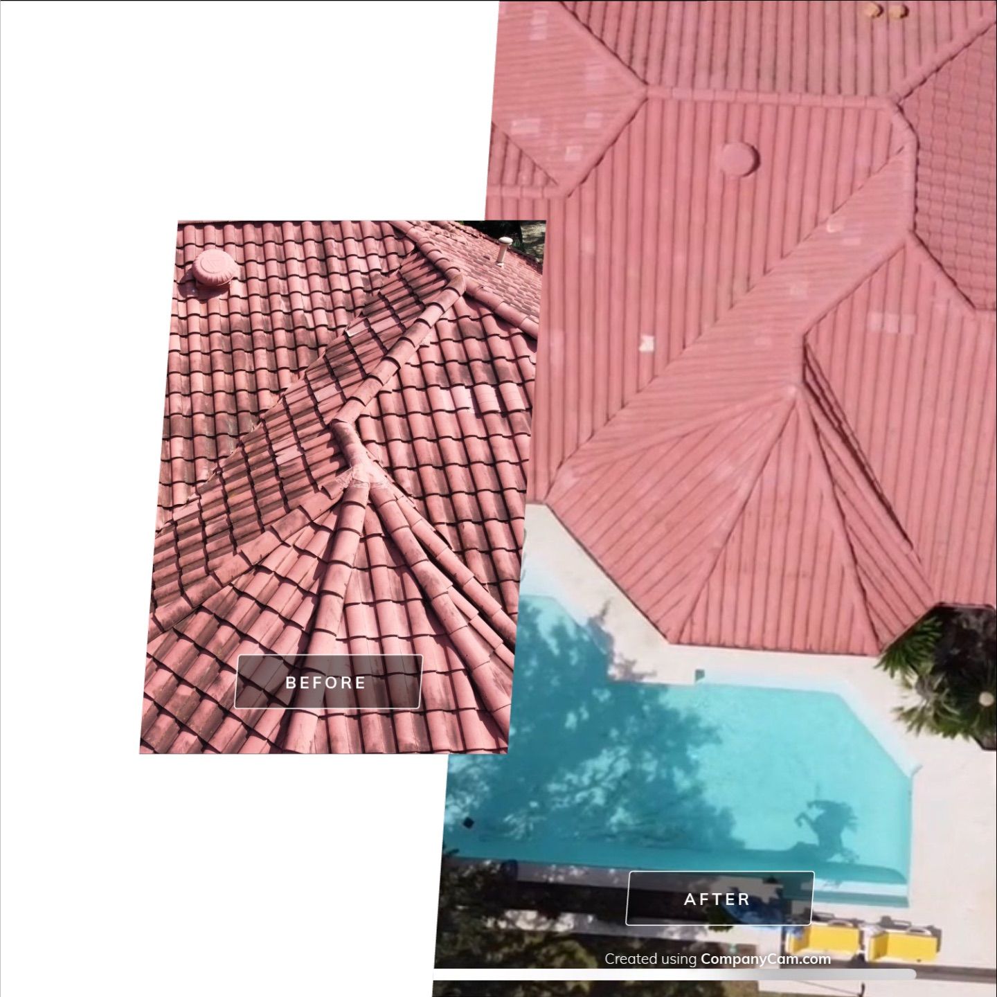 Tile Roof Wash Project in San Antonio by Bright Choice