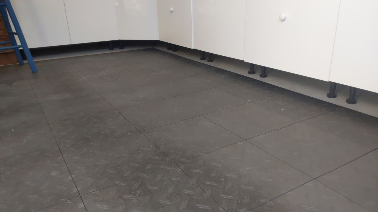 Garage Transformation using Mt Everest by Croc Coatings, LLC