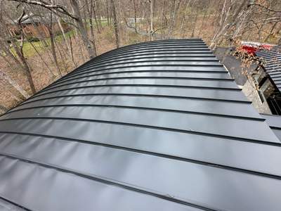 Standing Seam Curved Metal Roof System