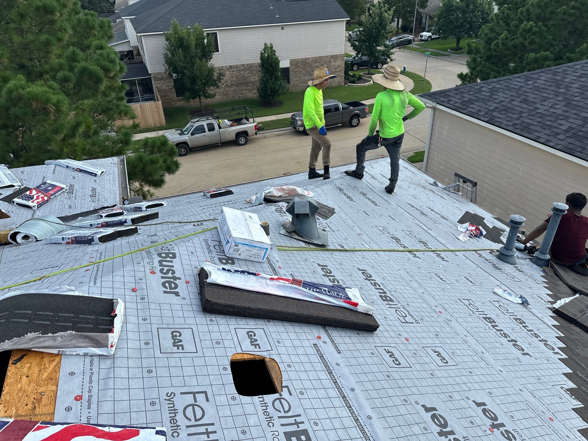 Project in Katy by Motion Roofing