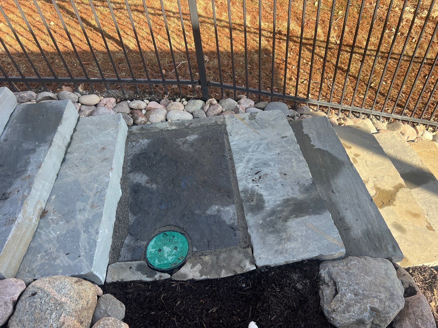 Updated Stone Stepper Path by New Horizon Landscapes