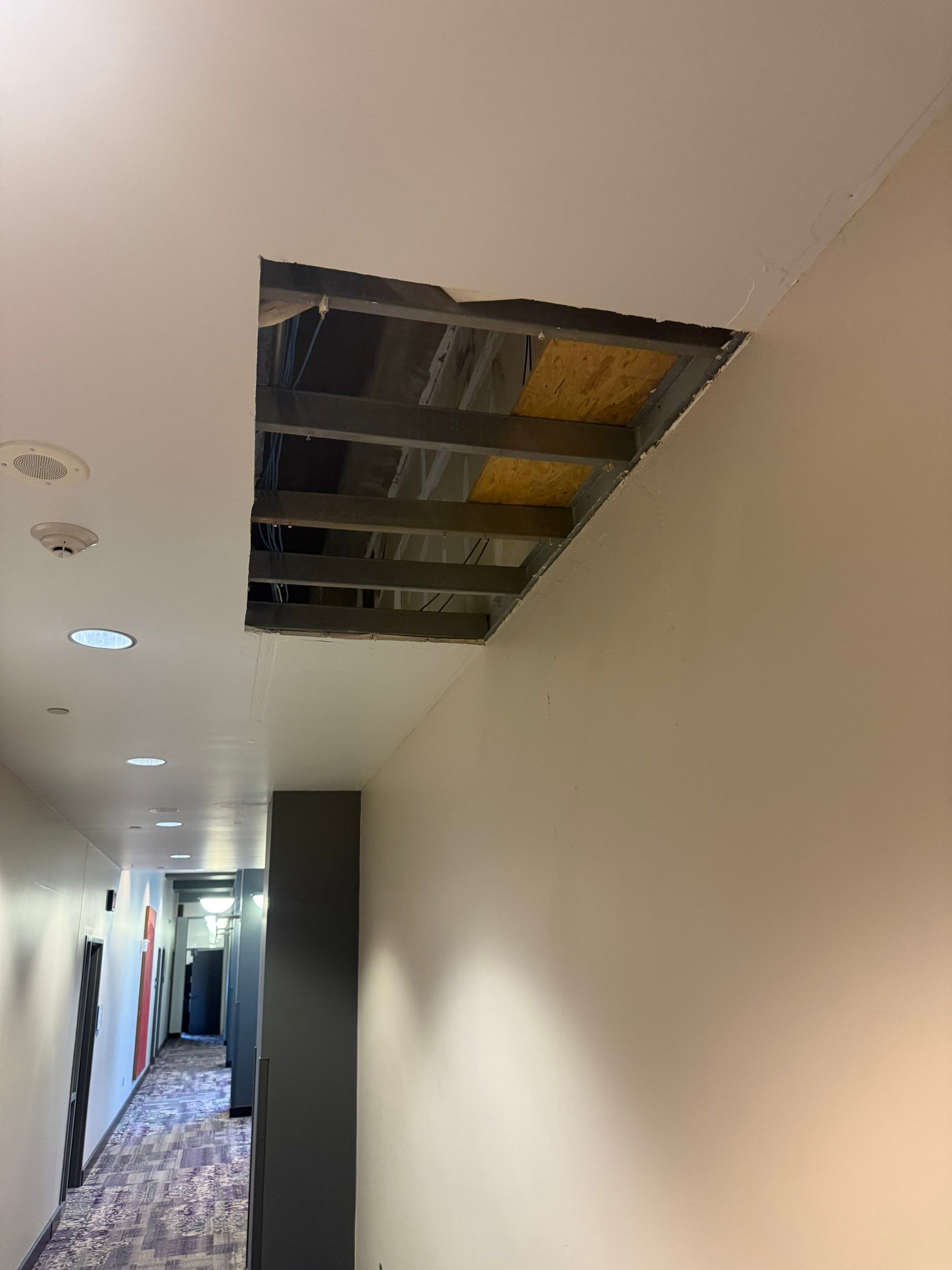 Commercial Drywall Restoration and Interior Painting in Sioux Falls by Select Painting, Coatings & Garage Cabinets