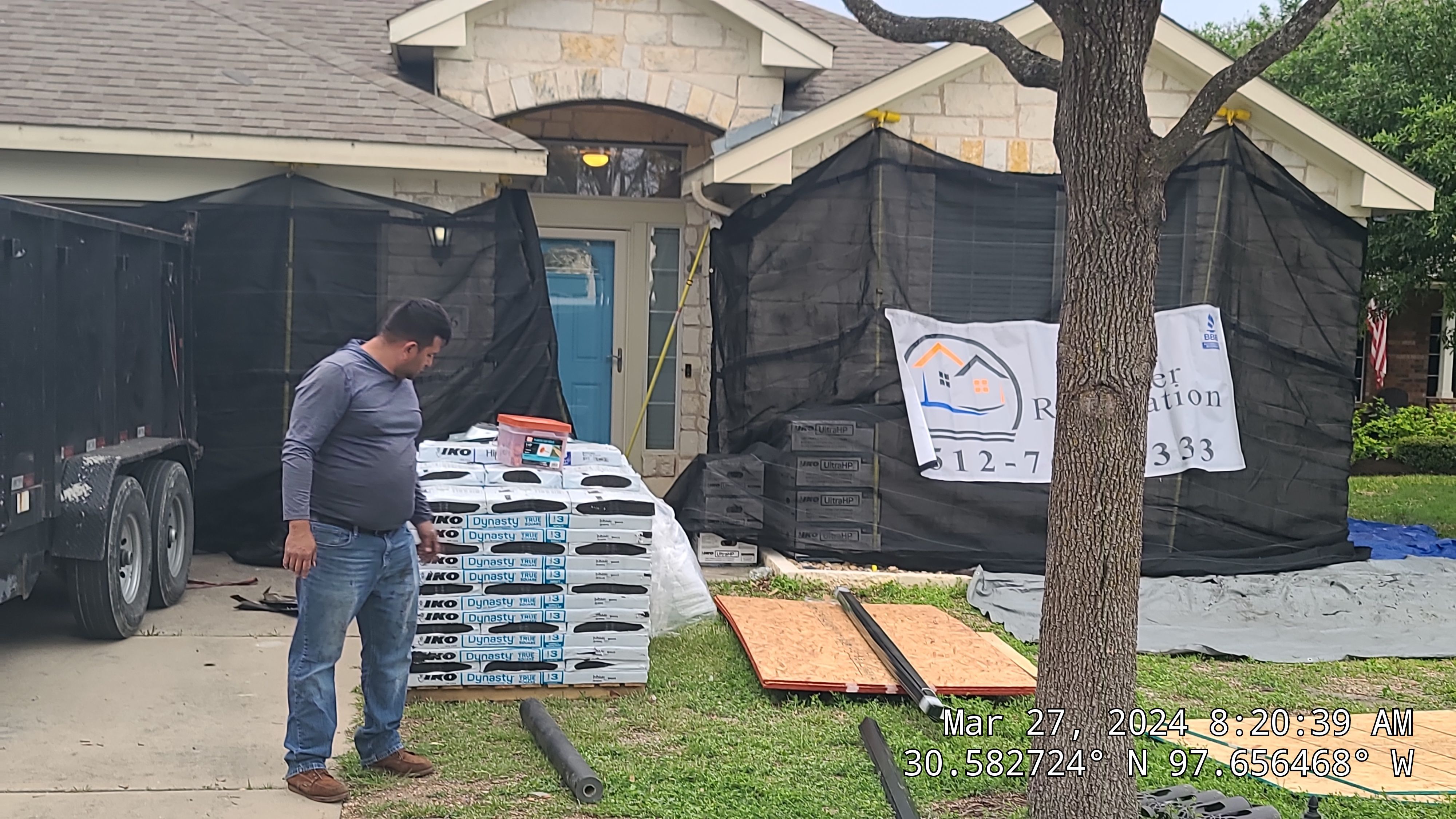 Complete Roofing Replacement and Hail Damage Restoration in Round Rock by Caliber Restoration LLC