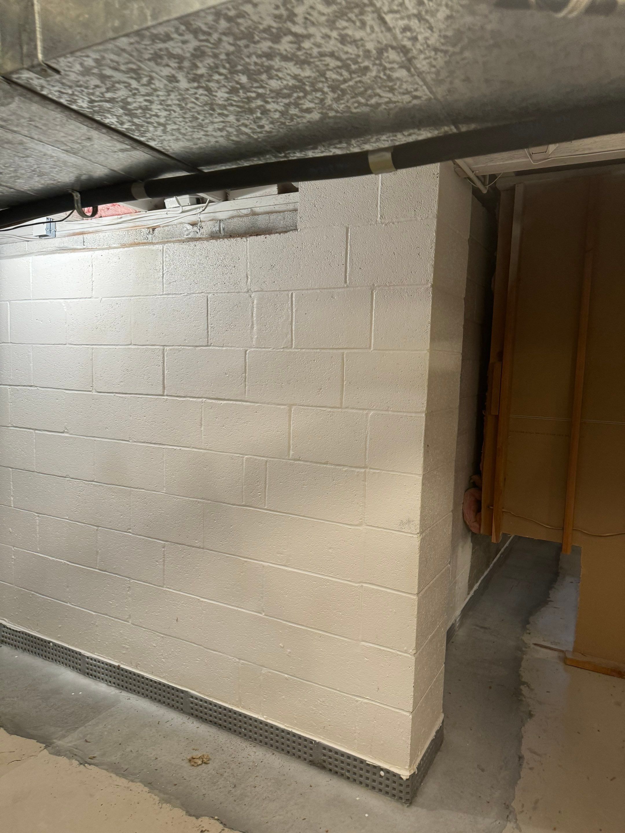 Interior French Drain With Radon Seal & Mold Remediation in Wall Township by Pure Service Pro, LLC 