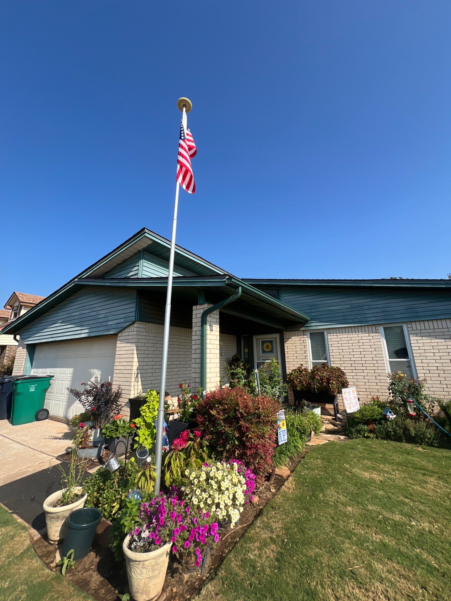Roof Replacement and Gutter Installation in Oklahoma City, OK by McCann's Roofing and Construction