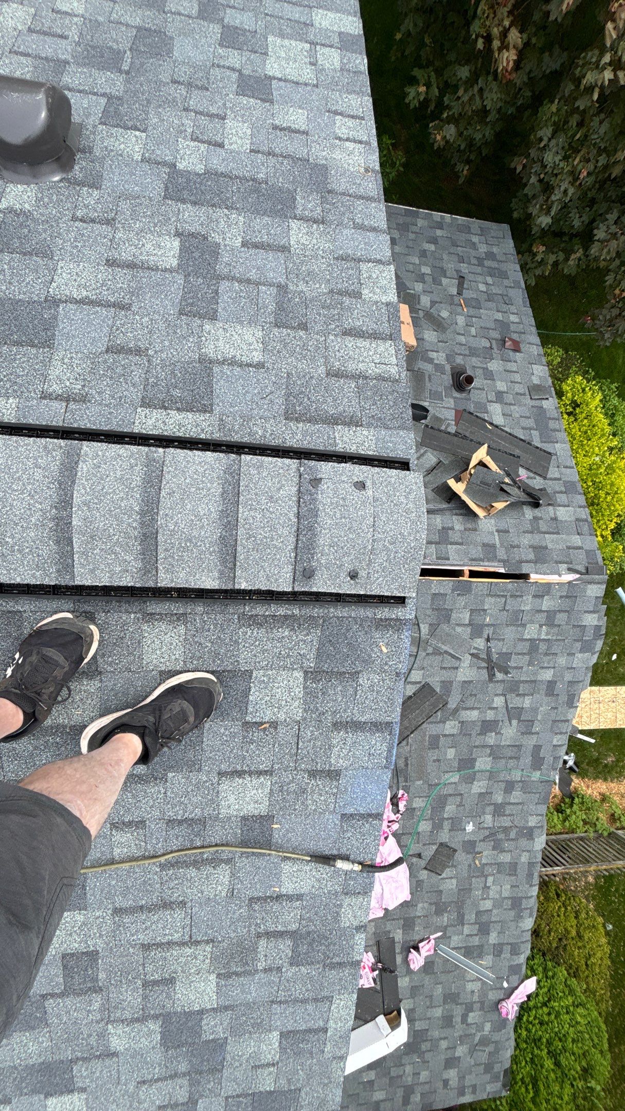 Roof Replacement using Owens Corning Estate Gray by 180 Contractors